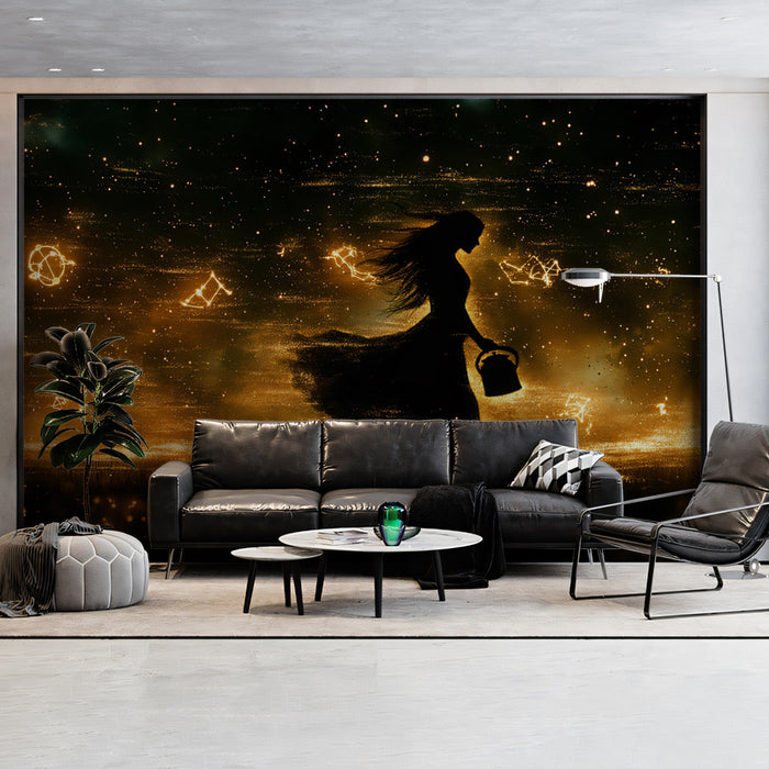Starlit Serenade Mural Wallpaper