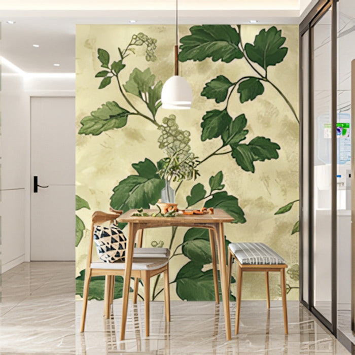 Botanical Branch Mural Wallpaper