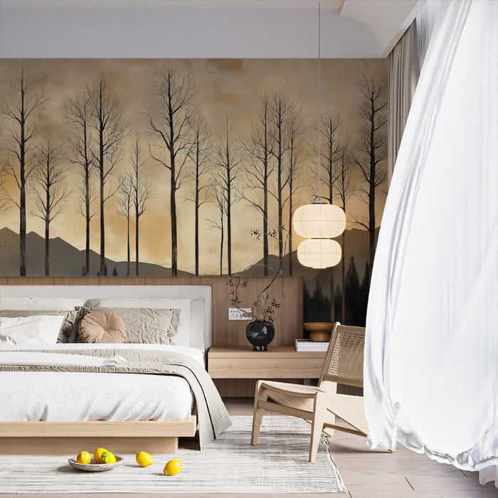 Winter Forest Mural Wallpaper