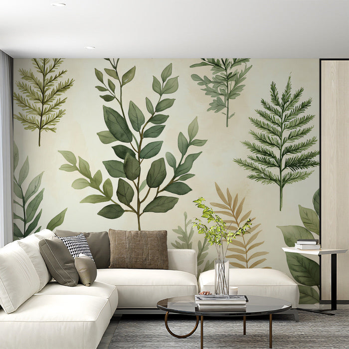 Botanical Bliss Mural Wallpaper