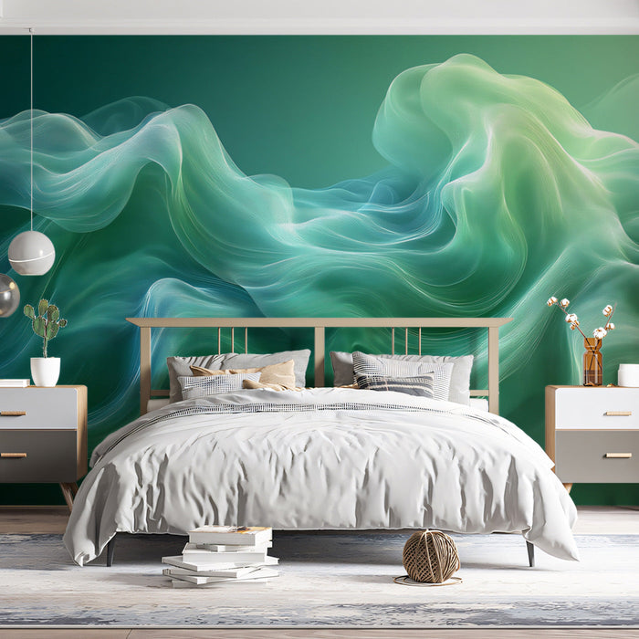 Aurora - Inspired Abstract Mural Wallpaper