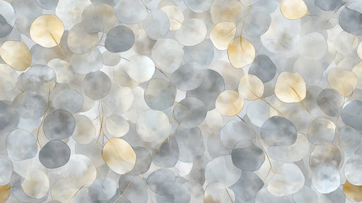 Eucalyptus - inspired Mural in Reception | Modern and minimalist design