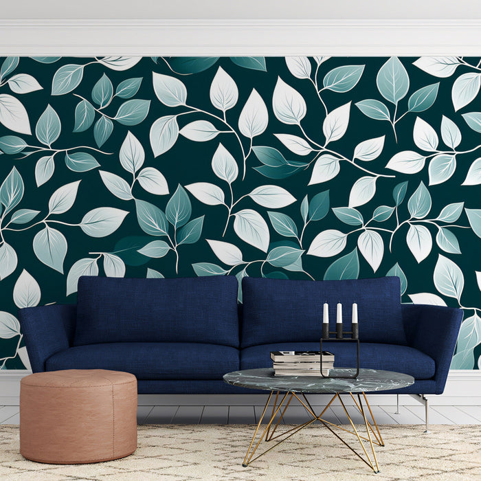 Dark and Light Mural in Bedroom | Modern styish design