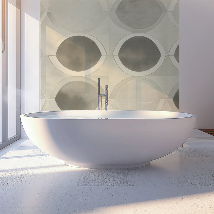 Circular Pattern Mural Wallpaper | Modern Geometric Decoration