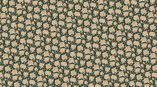 Golden Floral Bedroom Mural Wallpaper | Luxurious Warm Decoration