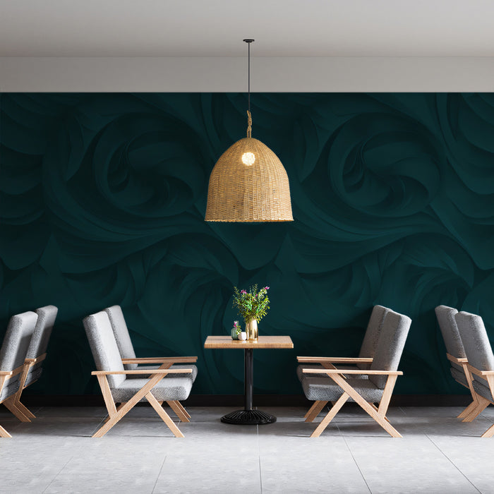 Blue Dreamscape Clouds Mural Wallpaper | Serene Watercolor Sky