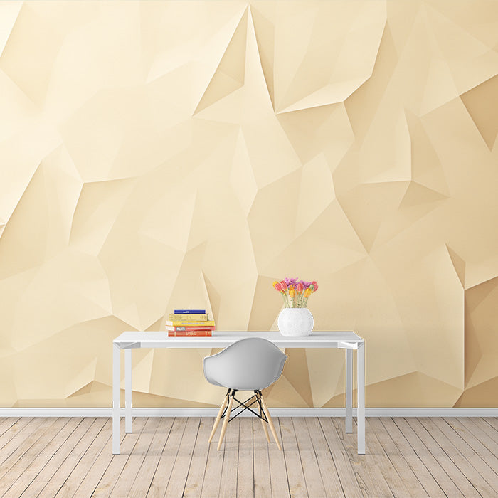 Blue and White Geometric Mural Wallpaper | Blue and White Geometric Pattern -1