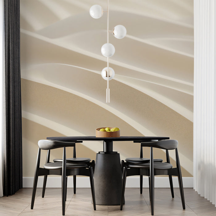Abstract Sand Dune Mural Wallpaper | Sculptural & Serene