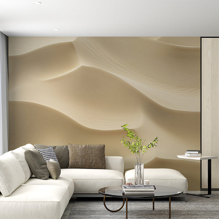Realistic Sand Dune Mural Wallpaper | Textured & Organic