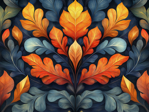 Giant Tulip Mural Wallpaper in Living Room | Various Colors (Orange, Green, etc.) of Tulip