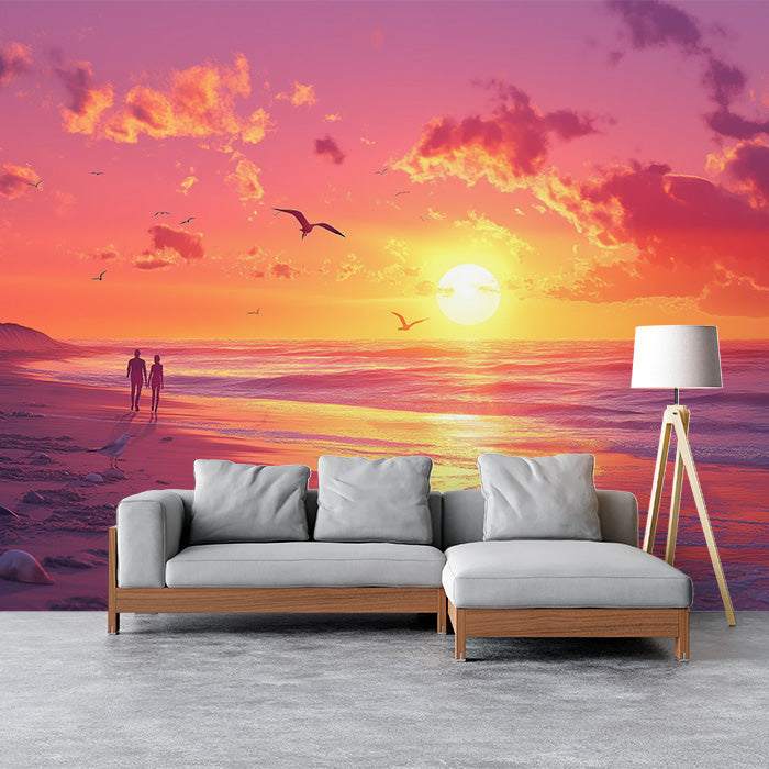Sunrise with Silhouettes| Various Colors (Orange, Red, etc.) of Sunrise