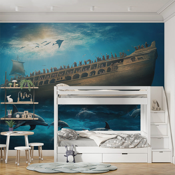 Noah's Ark Underwater | Various Colors (Blue, Brown, etc.) of Noah's Ark