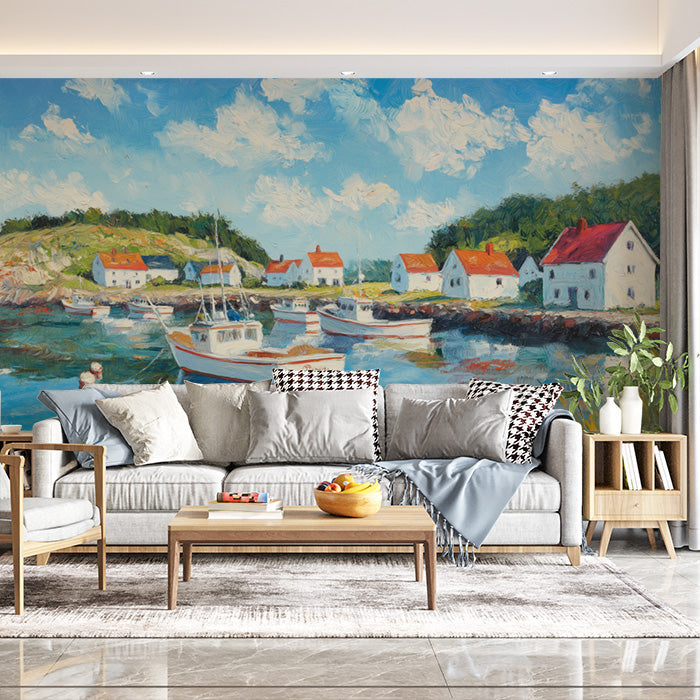 Coastal Village| Various Colors (Blue, White, Red, etc.) of Coastal Village