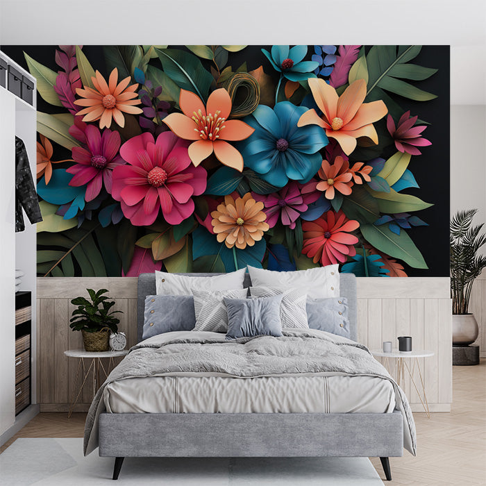 Vibrant Floral | Various Colors (Pink, Blue, etc.) of Flowers