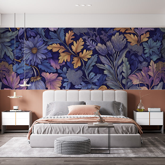 Floral and Leaf | Various Colors (Blue, Purple, etc.) of Flowers and Leaves