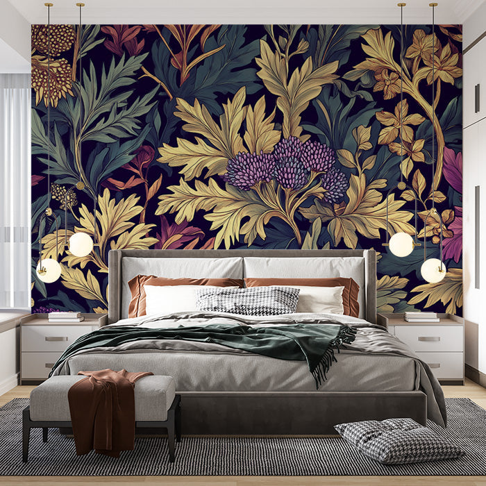 Floral and Leaf | Various Colors (Blue, Purple, etc.) of Flowers and Leaves