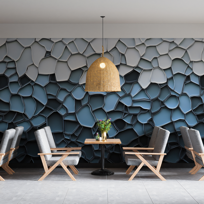 Organic - Shaped Wallpaper in Caf¨¦