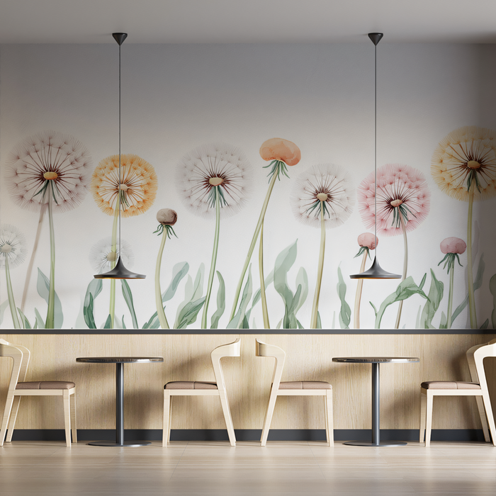 Colorful Dandelion Wallpaper in Caf¨¦