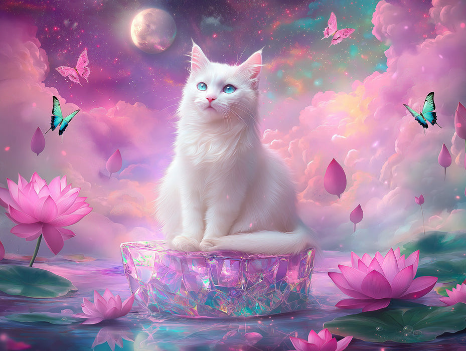 Magical Cat Mural Wallpaper