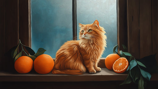 Kitchen - scene Cat Mural Wallpaper