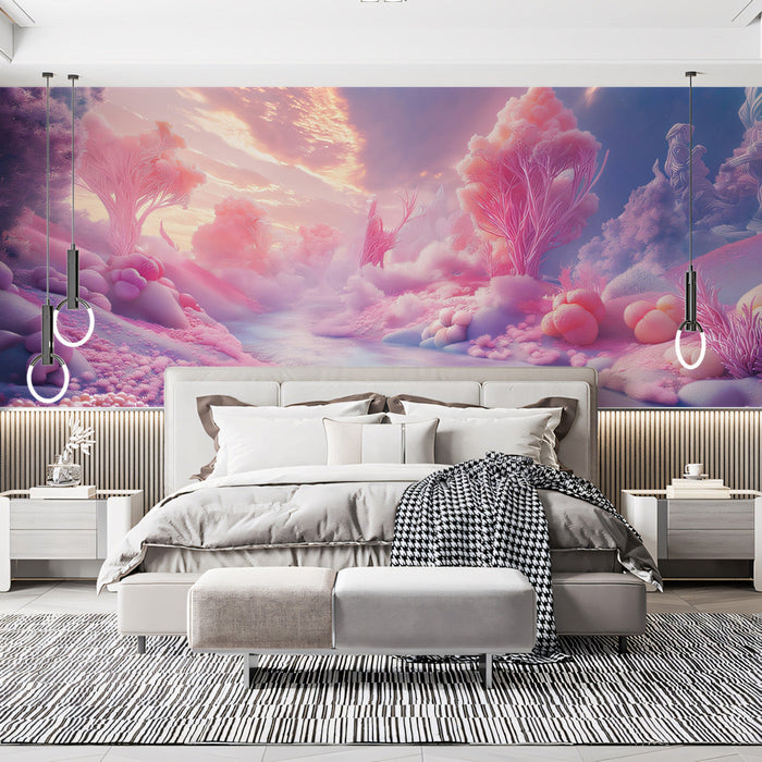 Fantasy Landscape Mural Wallpaper