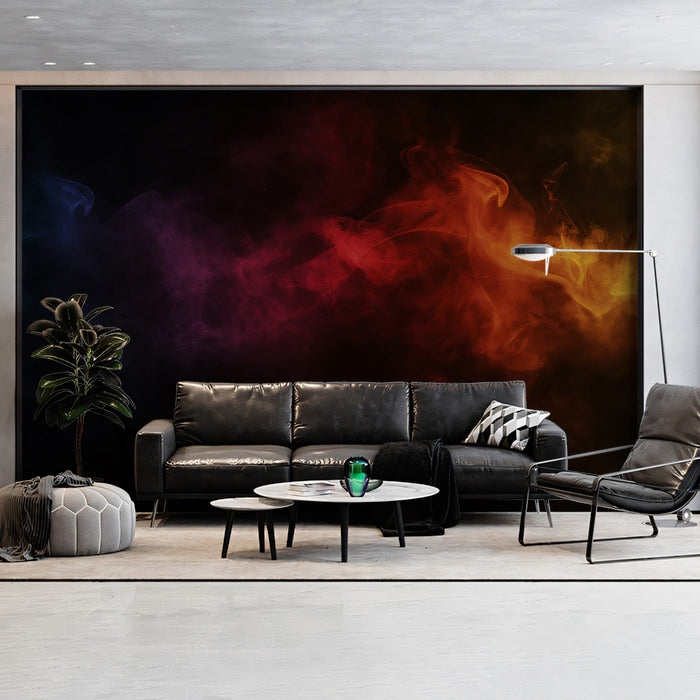 Abstract Smoke - inspired Mural Wallpaper