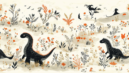 Dino - Floral Fantasy Mural Wallpaper
