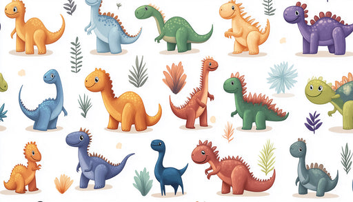 Dino - themed Delight Mural Wallpaper