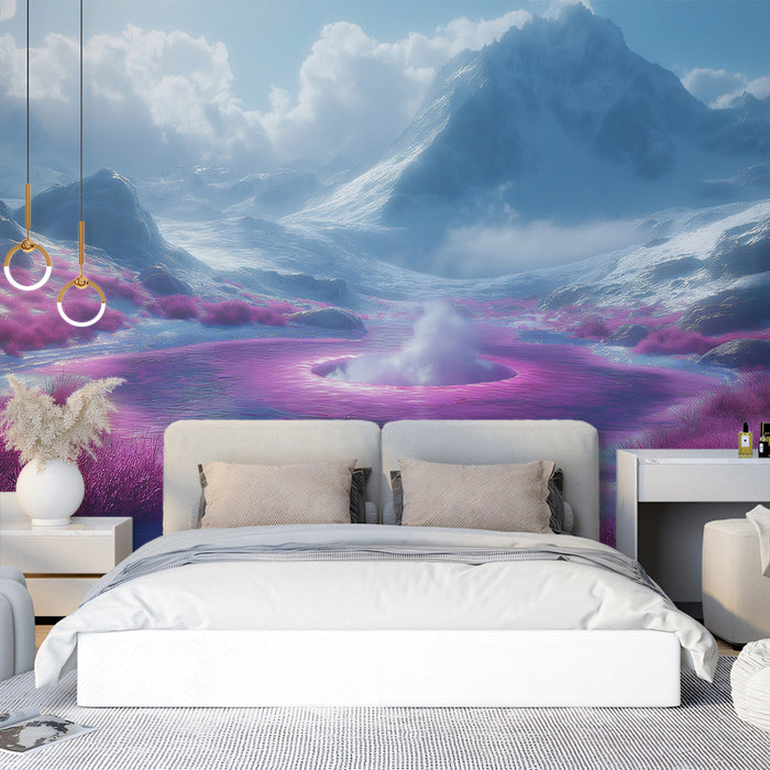 Magical Mountain Vista Mural Wallpaper