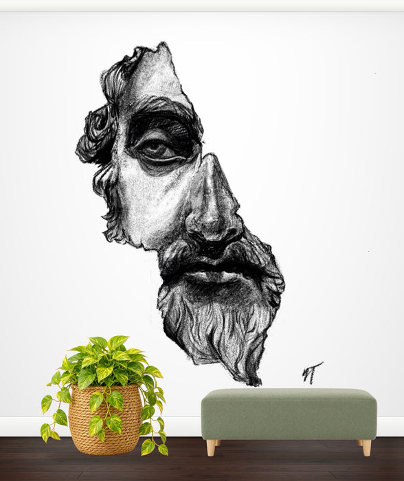Classical Fragment – Sculptural Portrait Study