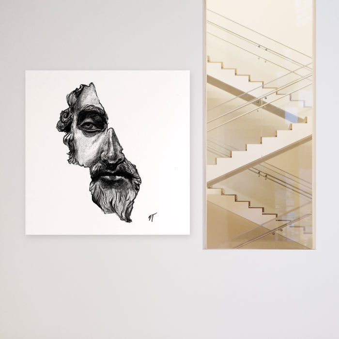 Classical Fragment – Sculptural Portrait Study