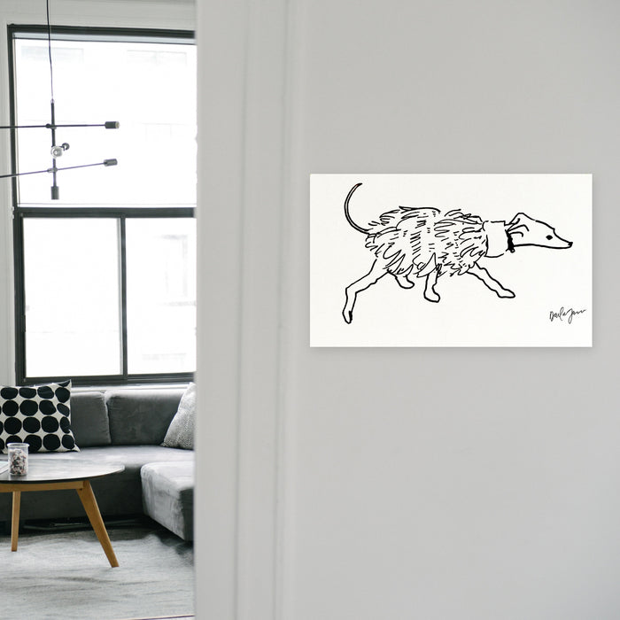 Shaggy Hound – Ink Line Animal Study