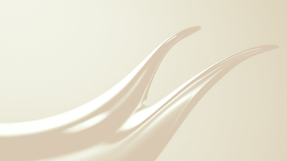 Minimalist Cream Wave Curve Mural Wallpaper | Abstract Fluid Motion, High-Gloss Finish, Serene Monochrome