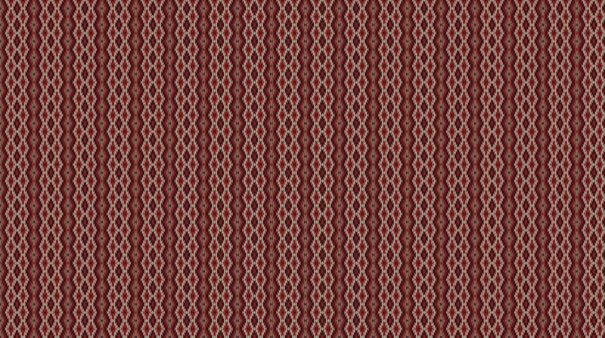 Traditional Diamond Knit Mural Wallpaper | Repeating Pattern, Maroon and Beige, Cozy Textile Texture