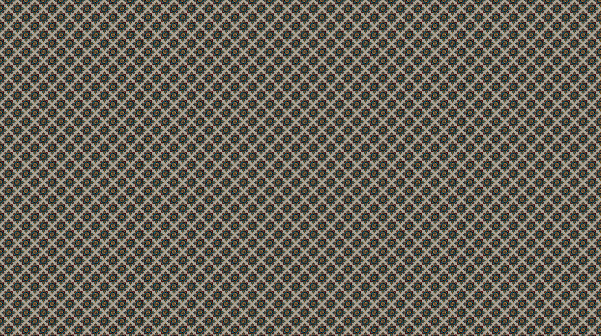 Micro Floral Geometric Lattice Mural Wallpaper | Repeating Print, Dark Monochrome, Dense Woven Texture