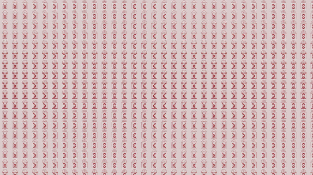 Minimalist Arch Repeat Mural Wallpaper | Repeating Print, Pale Pink Background, Elegant Architectural Motif