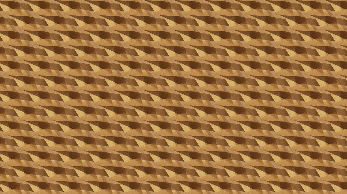 Micro Prism Woodgrain Dense Geometric Texture Repeating Print Mural Wallpaper | Warm Brown Tones