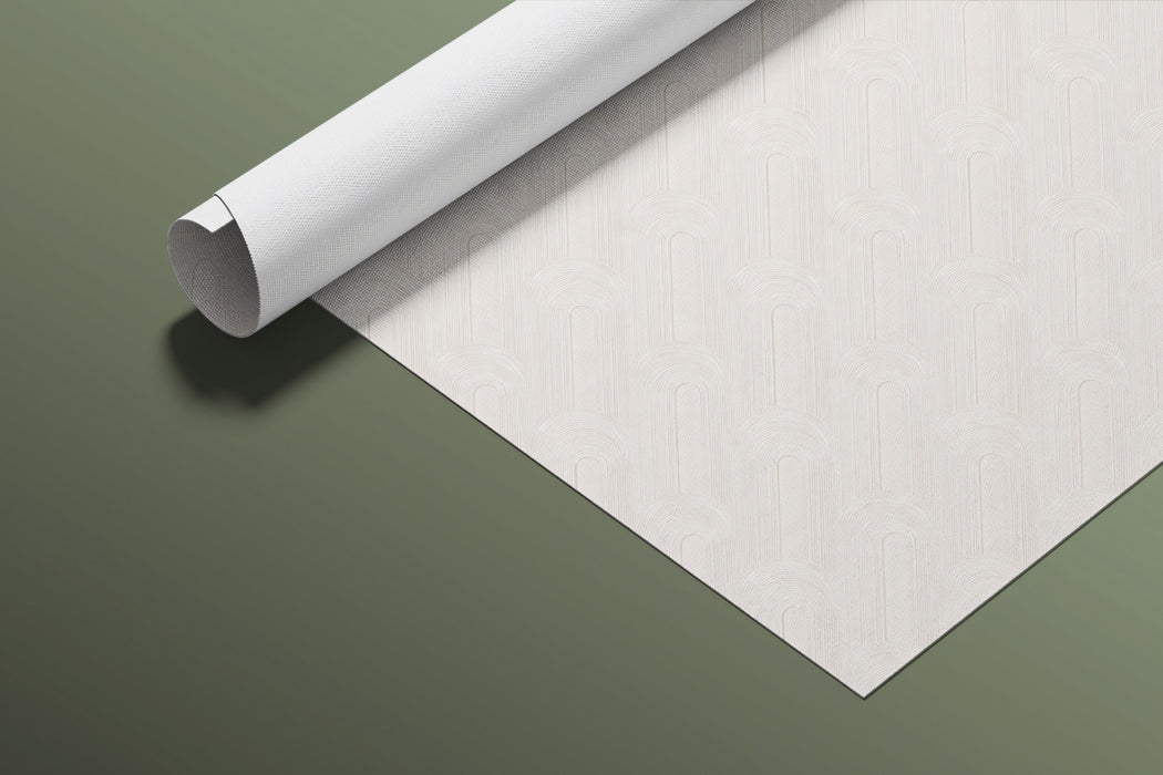 Subtle Diagonal Flute Texture Minimalist Pale Neutral Repeating Print Mural Wallpaper | Fine Geometric Detail, Tranquil