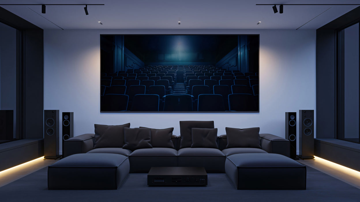 Midnight Theater Hall Wall Mural - Professional 3D Cinema Experience