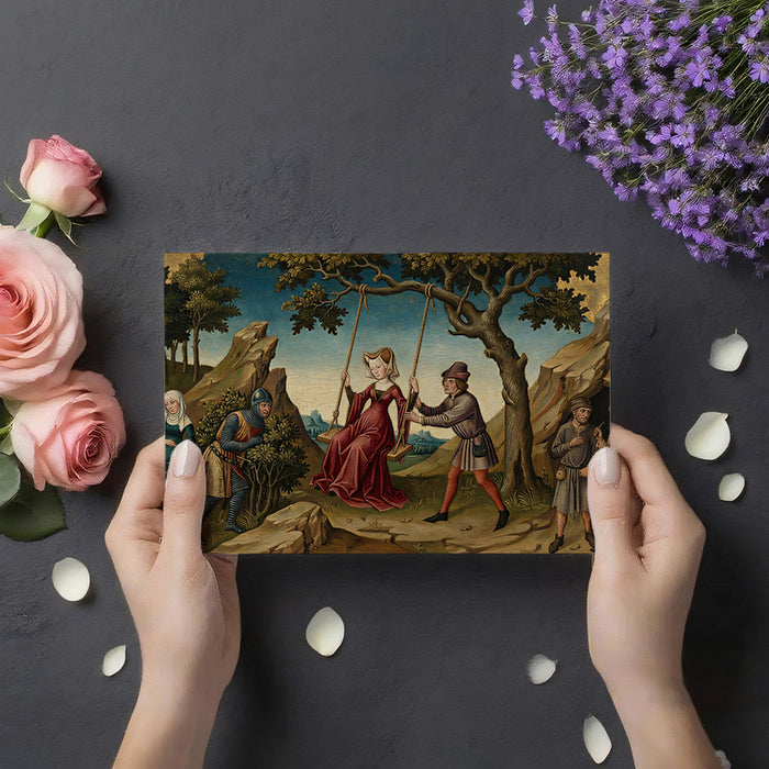 Medieval Courtship - Gothic Art & The Swing Mural