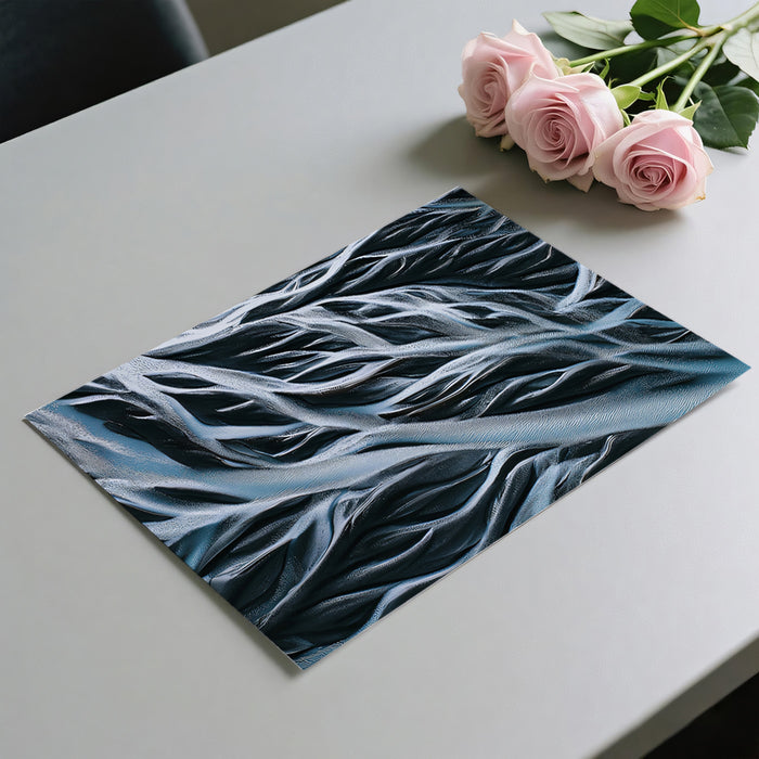 Aerial Abstract Glacial River Texture Wall Mural