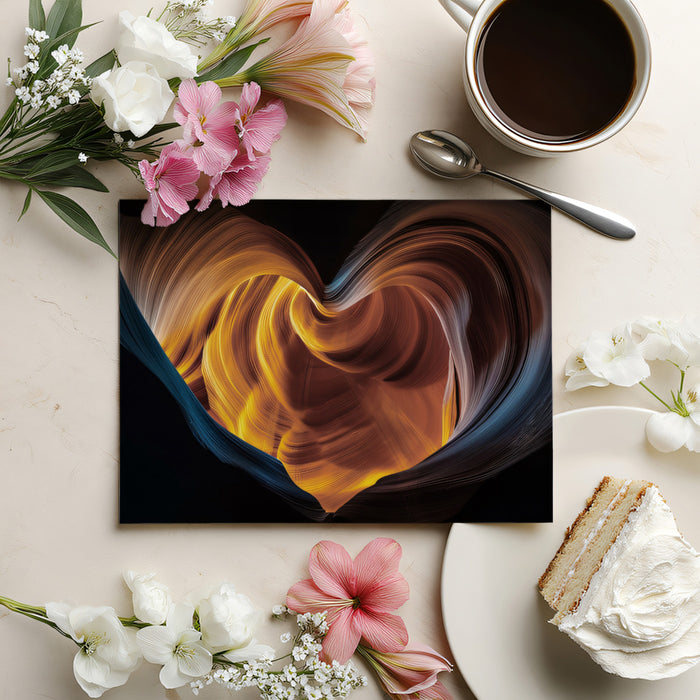 Abstract Heart of Antelope Canyon Wall Mural
