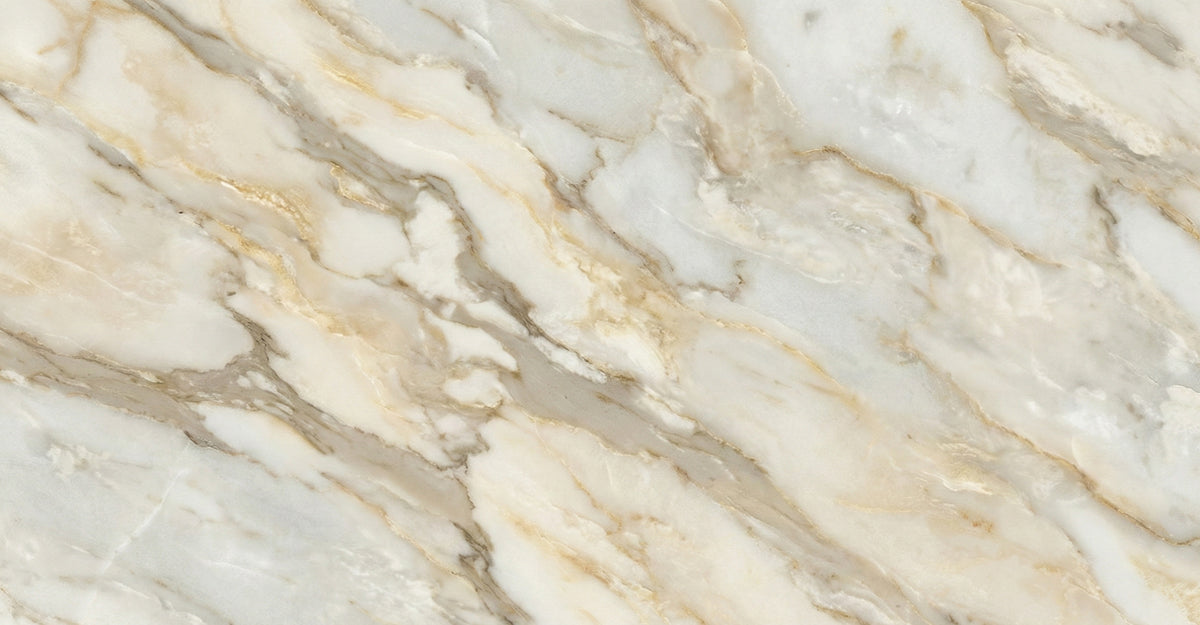 Warm Cream and Gold Marble Texture Wall Mural Custom Size, Peel and Stick or Non-Woven, Classic Elegant Stone Wallpaper for a Study or Bedroom