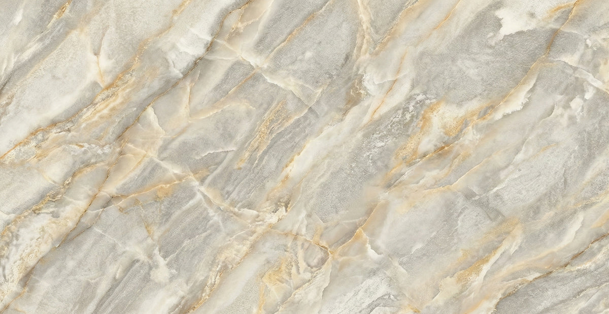 Elegant Light Grey and Gold Marble Wall Mural Custom Size, Peel and Stick or Non-Woven, Luxurious Stone Texture Wallpaper for Living Room or Exibition Hall