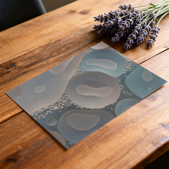 Abstract Earth Tone Fluid Wallpaper, Macro Liquid Bubble Mural, Modern Serene Wall Decor, Custom Size Peel and Stick or Premium Non-Woven