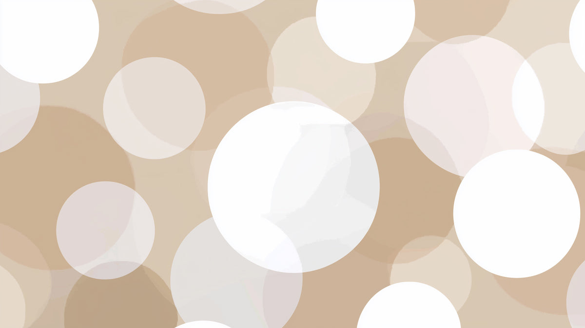 Abstract Neutral Mural Wallpaper | Muted Beige Overlap