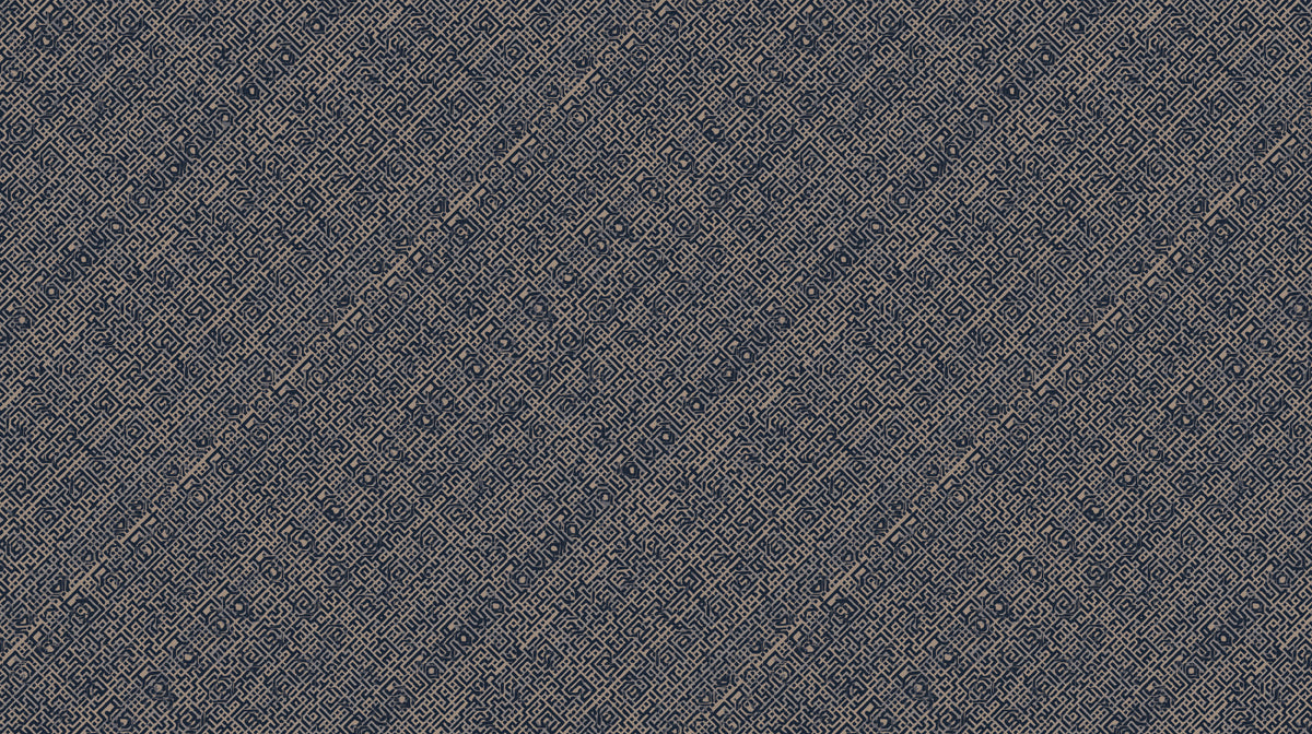 Geometric Pattern Mural Wallpaper | Intricate Navy Labyrinth