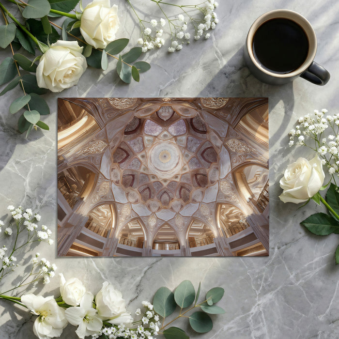 Architectural Grandeur Mural Wallpaper | Palace Dome Ceiling