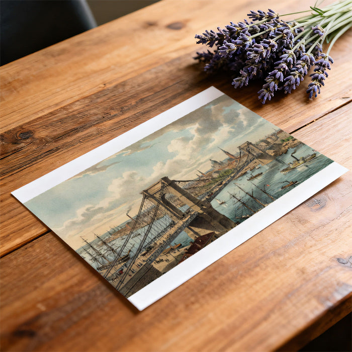 Antique city scene wallpaper providing a sophisticated backdrop in a traditional dining room