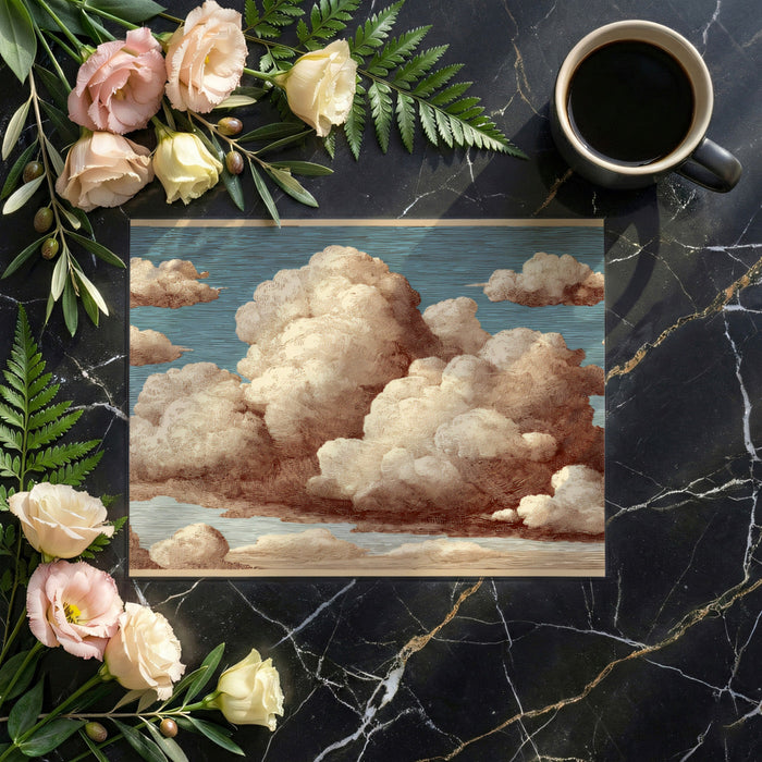 Etched sky pattern used as a feature wall in a sophisticated home office setup.